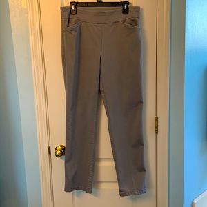 Grey Pull-On Pants